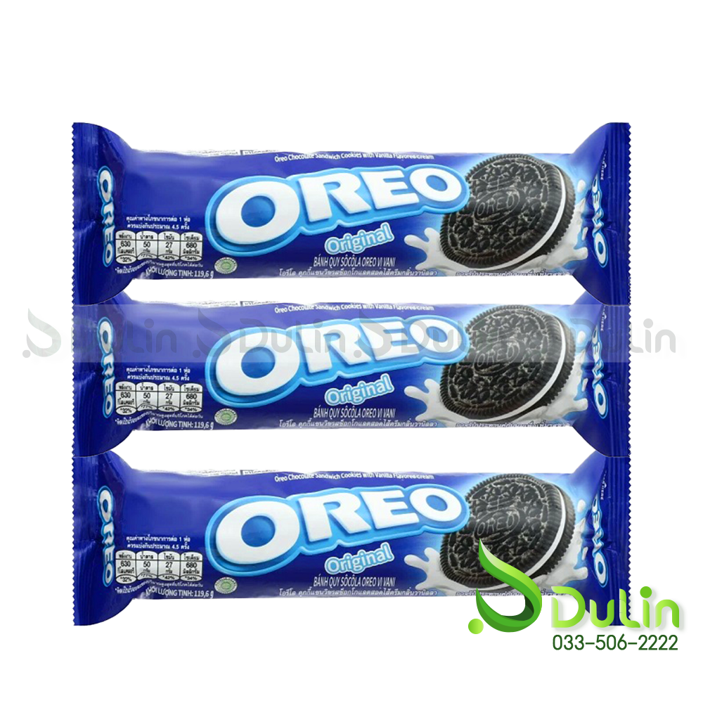 Bánh OREO Nguyên Vị 119.6gr 24 Gói/THùng