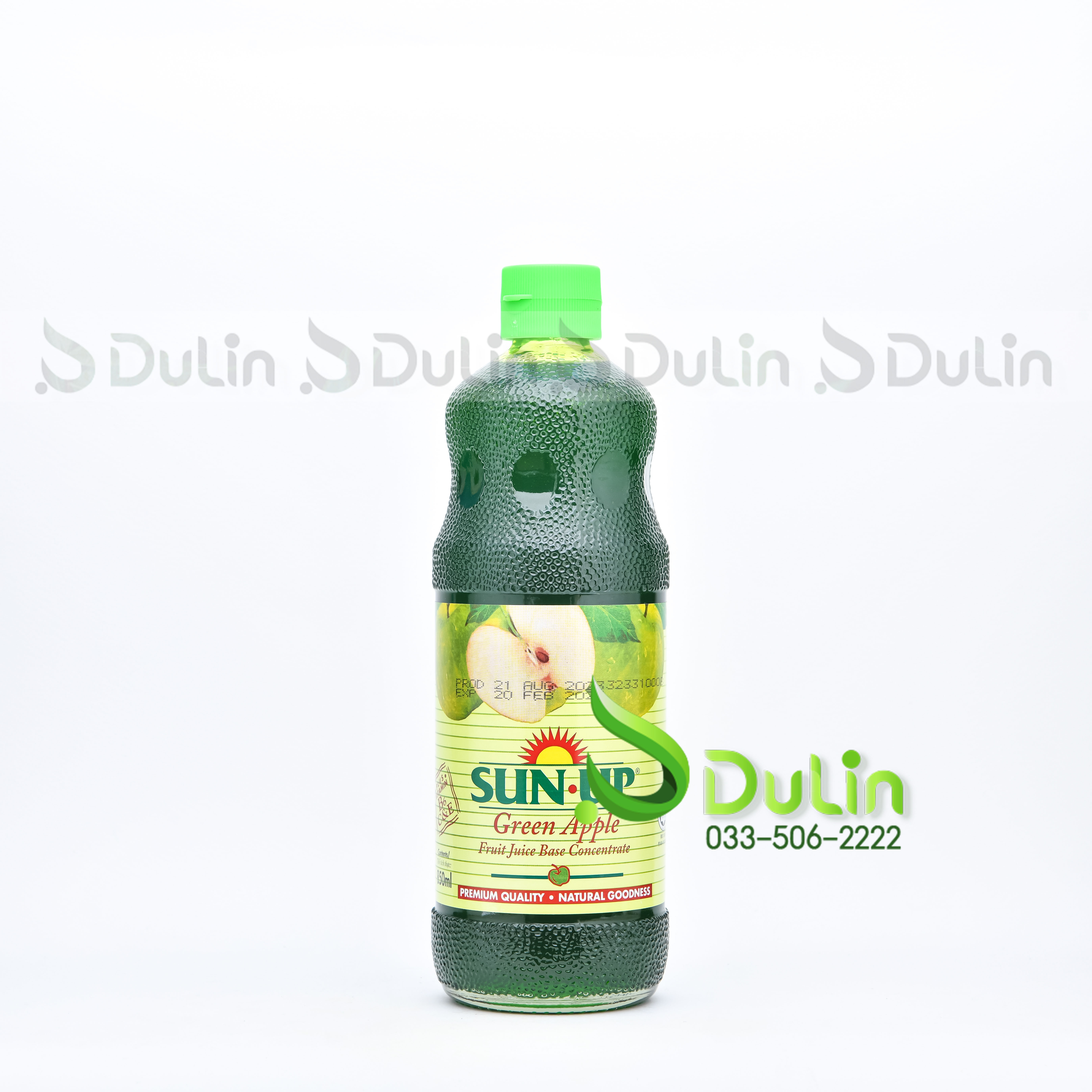 Siro SUN-UP Táo Xanh 850ml 6 Chai/Thùng
