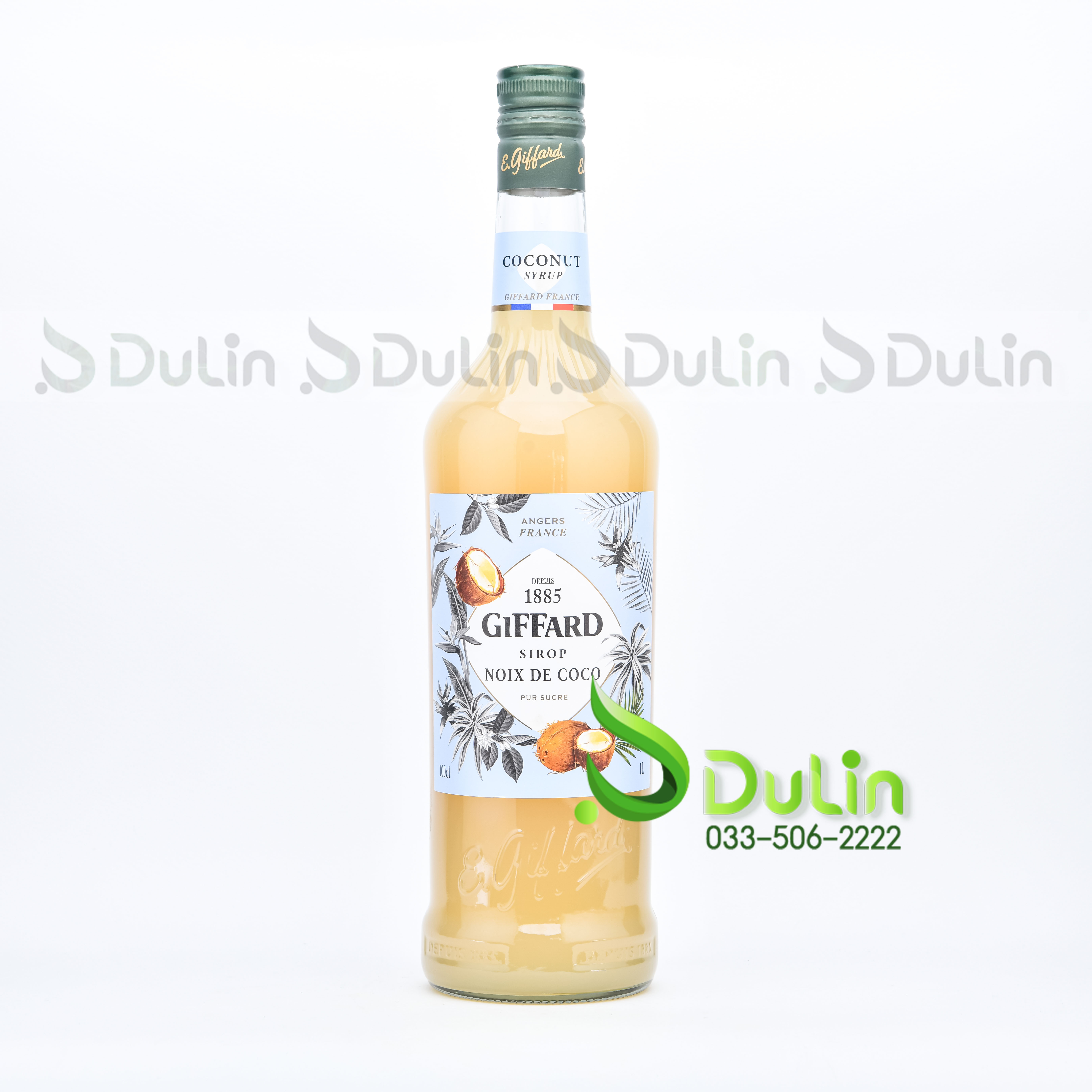 Siro GIFFARD Dừa (Coconut) 1L 6 Chai/Thùng
