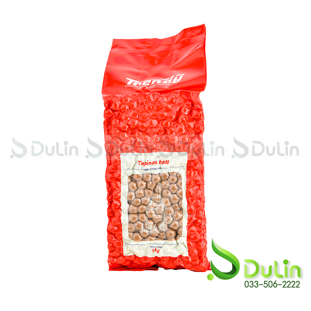 Trân châu TRENDY đen 1Kg 18 Gói/Thùng